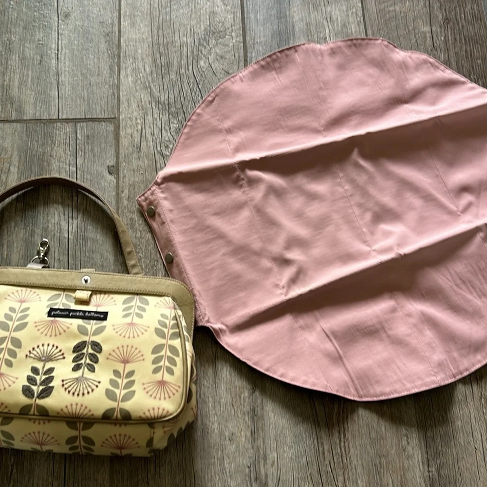 Petunia pickle bottom clutch changing pad baby girl